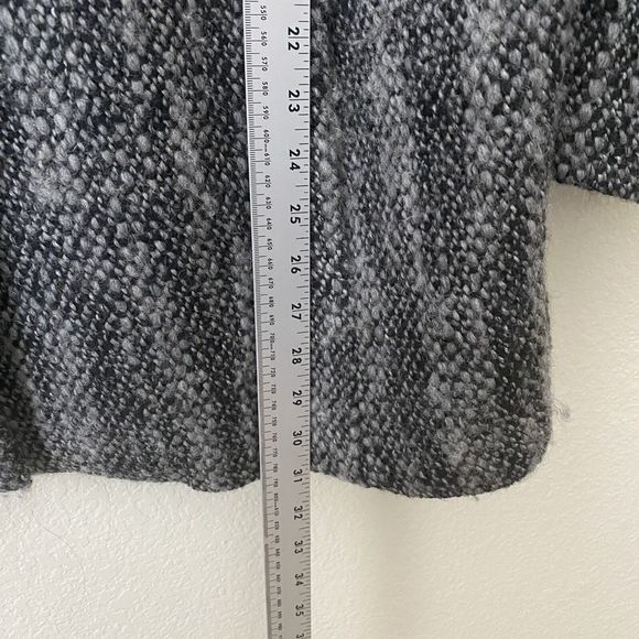 Eileen Fisher Jacket Womens Sz XL Wool Peacoat Tweed Button Front - Picture 6 of 8